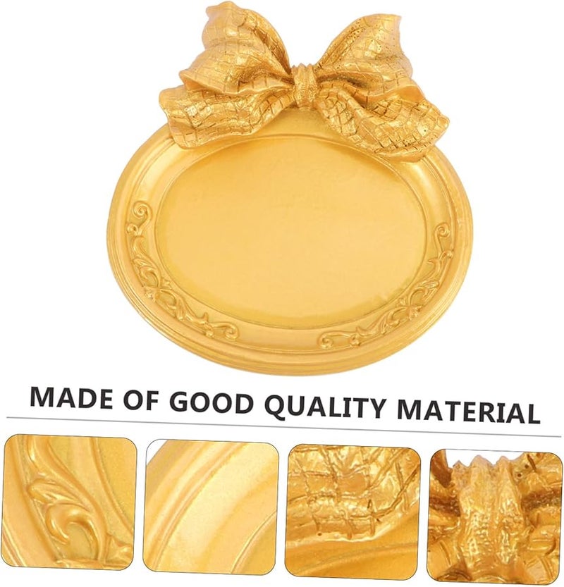 Golden Vintage Decorative Ornament Retro Desk Decor Fine Craftsmanship Polished Finish - Image 4